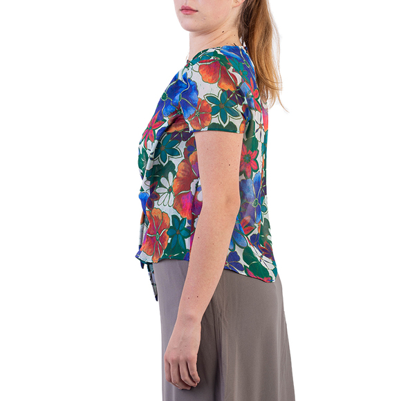 Elmas Phil Blouse Women size M Dark Green - Picture 5 of 5